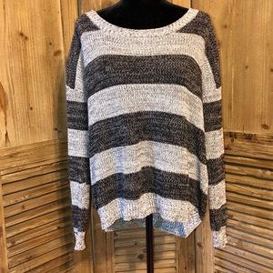 Torrid striped sweater. Like new. Size 00